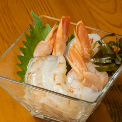 エビの昆布締め