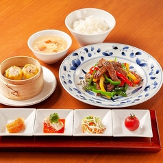 国産サーロインのチンジャオ牛ロース御膳