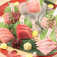 マグロ６点全種盛り