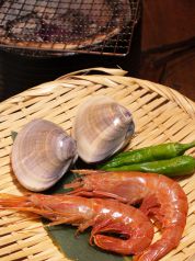 自慢の食材を七厘で★