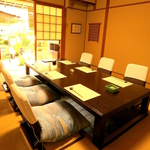 "和"の落ち着いた雰囲気漂う"濱喜久"の完全個室席。会社宴会にもオススメ