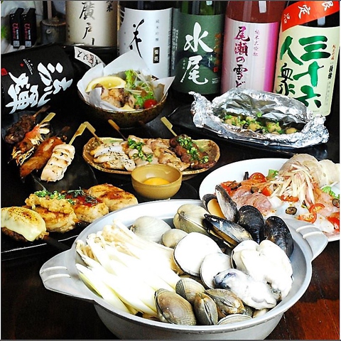 豊富な日本酒とうまい肴！貝料理と漁師や農家から直接仕入れる道産の新鮮食材！