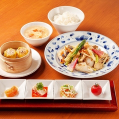 二種海鮮と季節野菜のXO醤炒め御膳