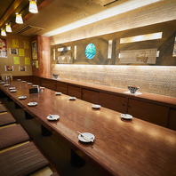 【一番町でのご宴会に】2階 テーブル席64名様迄