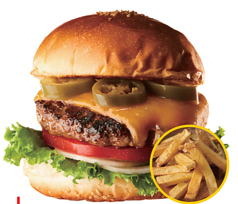 ハラペーニョチーズバーガー