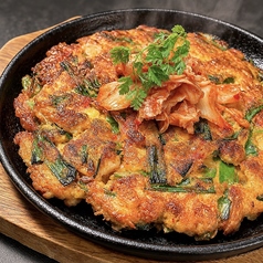 キムチ納豆チヂミ