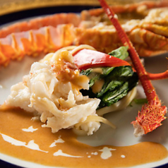 伊勢海老（半身）の鉄板焼き