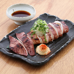 スルメイカ姿焼き（一味マヨ添え）