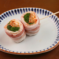 【焼】豚キムにらチーズ串（1本）