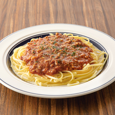 昔ながらの粗挽きミートソース