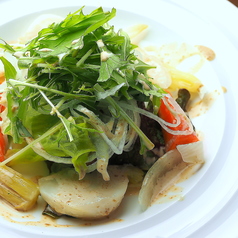 いろいろ野菜のゴマドレサラダ