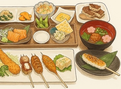 肉巻き串焼きと日本酒のお店 ひとひろ 蕨店のコース写真