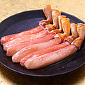 料理メニュー写真&nbsp;ずわい蟹足しゃぶ（7本）