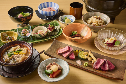 完全予約制◆◇月替わりの肉割烹コース◇◆賑やかな高円寺の隠れ家的な日本料理店
