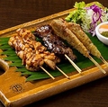 料理メニュー写真&nbsp;串焼き盛り合せ(6本)