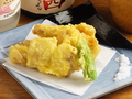 料理メニュー写真 大山鶏の天麩羅