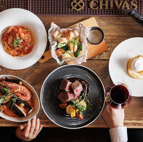 落ち着いた空間で極上のお料理に舌鼓。栄駅からスグ！！