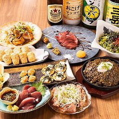 刺身と肉料理を楽しめる店