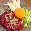 料理メニュー写真&nbsp;馬肉ユッケ