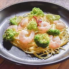 海老とブロッコリ