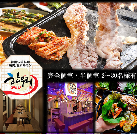 絶品韓国料理で有名なハヌリが新宿西口に堂々オープン♪個室完備♪