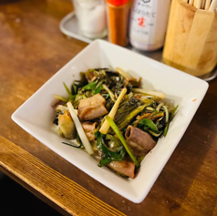 高菜ホルモン炒め