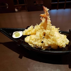 船盛り海老天 10本