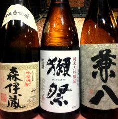 月に1本、季節によってのこだわり焼酎!
