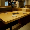 会食や接待、ご家族もお気軽にご利用いただけるテーブルのお席もご用意！★