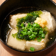 揚げ出し豆腐（三重県産あおさ入り）