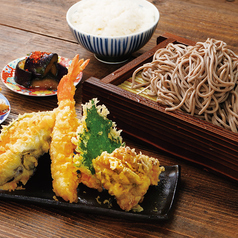 天ざるご飯セット