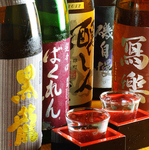 北海道をベースとした季節の地酒・日本酒・北海道焼酎をご用意。