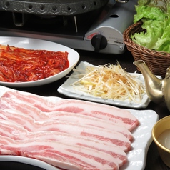 韓国料理 金の豚 きんのぶたのコース写真