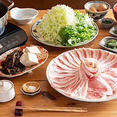 あぐーしゃぶしゃぶと言えば ちゃぁぶー読谷店のコース写真