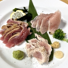 鶏タタキ盛り合わせ