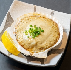 ホタテの蟹味噌焼き