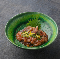 カツオゆずポン酢酒盗掛け