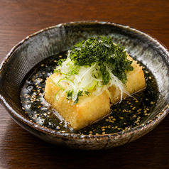 あおさの揚げ出し豆腐
