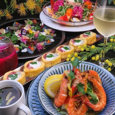 熟練シェフの心を込めた創作料理を是非♪日常使いや特別なひと時にも最適です