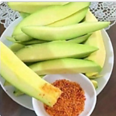 青いマンゴエビ塩.