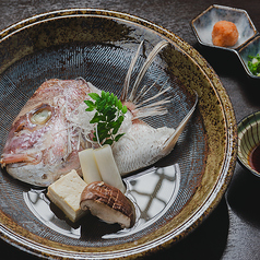 鯛カマの酒蒸し