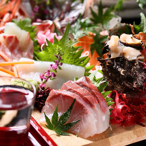 季節鮮魚のお刺身盛り合わせ含む全8品＋3H飲放付3500円★