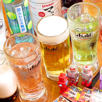 クーポン利用で生ビールがお安く飲める♪