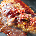 料理メニュー写真&nbsp;明石焼風鉄板たこ焼/大阪風鉄板たこ焼 各