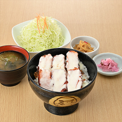 みそひれかつ丼チーズソース