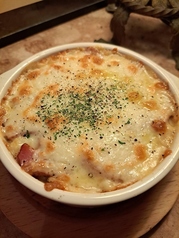 たっぷりとうもろこしとベーコンのドリア