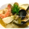 ソレイユ特製マルセイユ風魚介のスープ仕立て（ブイヤベースと同じ仕様）。
