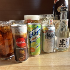 ホルモンにはやっぱりお酒！ビールやサワーございます