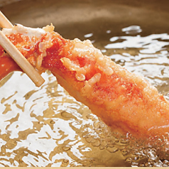タラバ蟹天ぷら盛り合わせ【Assorted King Crab Tempura】