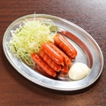 料理メニュー写真 赤ウインナー炒め